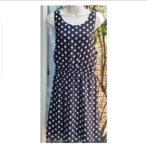 - Xhilaration Polka Dot Sleeveless Dress Siz…